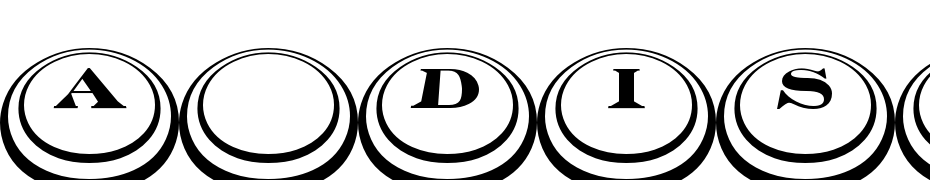 A_Disco Serif Dbl Dn3D Yazı tipi ücretsiz indir